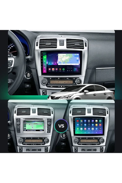 EXVOL TOYOTA AVENSİS ANDROİD MULTİMEDYA 2008-2016 9 İNC IPS HD EKRAN 4GB/64GB CARPLAYLİ + KAMERA HEDİYELİ - Resim 4