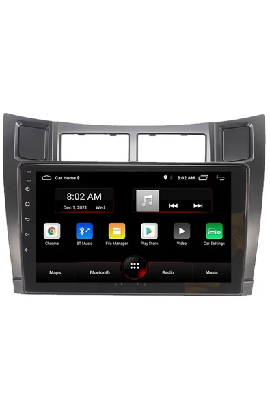 EXVOL Toyota Yaris 2005-2012 Android Multimedya Carplay 9 Inc Hd Ips Ekran 4gb/64gb Kamera Hediyeli