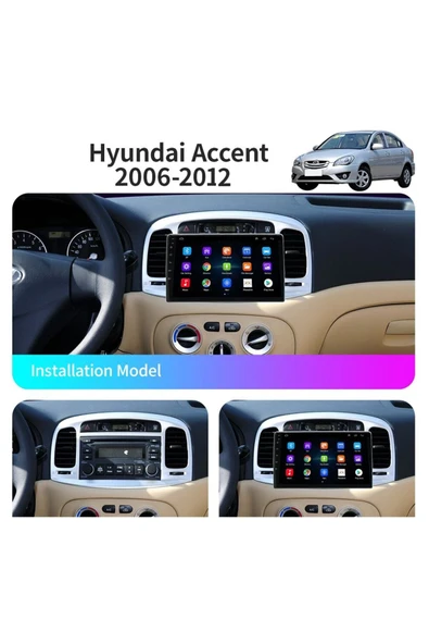 EXVOL Hyundai Accent Era Android Multimedya Carplay 9 Inc Hd Ips Ekran 4gb/64gb Kamera Hediyeli - Resim 5