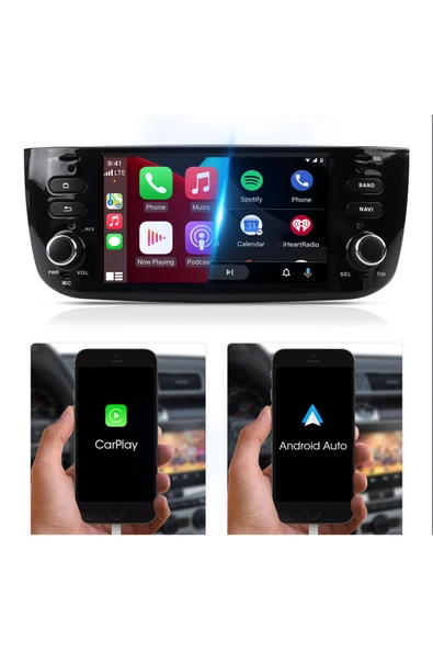 EXVOL Fiat Punto Android Multimedya 2gb/32gb Carplayli Hd 2.5d Ips Ekran Kamera Hediyeli - Resim 2