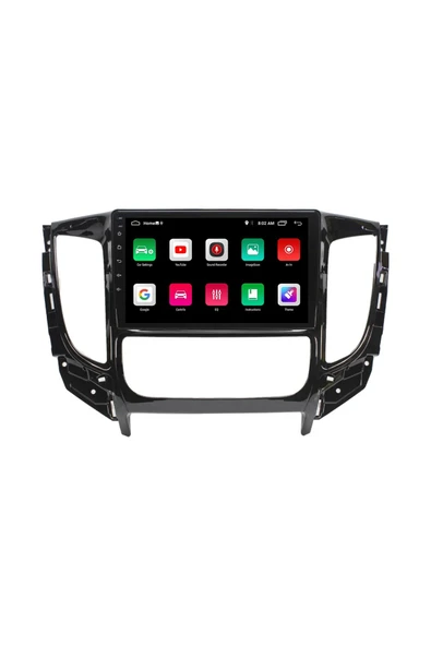 EXVOL MİTSUBİSHİ L200 ANDROİD 14 MULTİMEDYA 4GB RAM/64GB CARPLAY DİJİTAL KLİMA 9 İNC HD IPS +PARK KAMERASI - 4