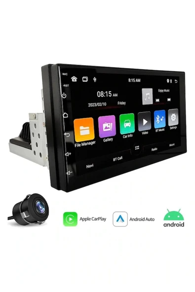 EXVOL EXW-X100 ANDROİD MULTİMEDYA 2/32GB CARPLAYLİ TEYP 7 İNC AYARLANIR İNCE KASA IPS + KAMERA HEDİYE - 3