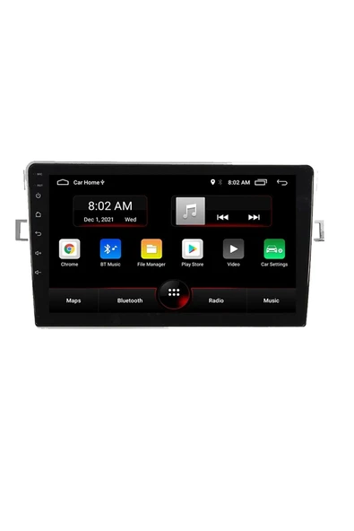 EXVOL TOYOTA VERSO 2009 -2018 ANDROİD MULTİMEDYA CARPLAY 9 İNC HD IPS EKRAN 4GB RAM /64GB KAMERA HEDİYELİ - Resim 2