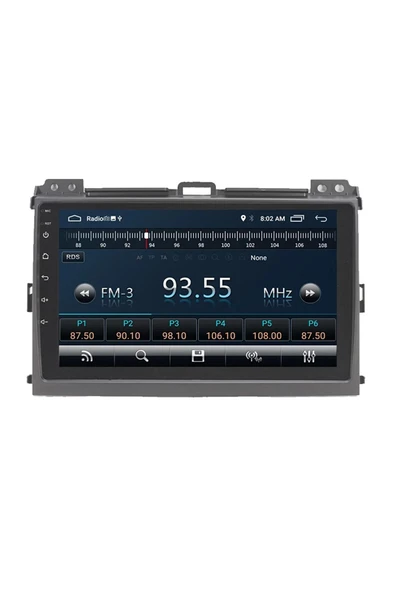 EXVOL TOYOTA PRADO 2004-2009 ANDROİD MULTİMEDYA CARPLAYLİ 9 İNC HD IPS EKRAN 2GB/32GB KAMERA HEDİYELİ - Resim 8