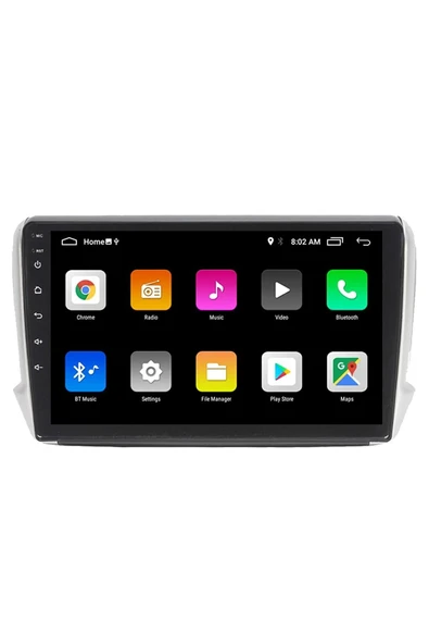 EXVOL Peugeot 208-2008 Android Multimedya 10 Inc Hd Ips Ekran 2gb/32gb Kamera Hediyeli - 4