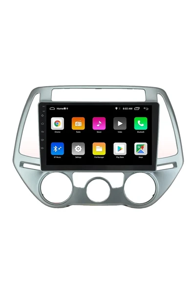 EXVOL HYUNDAİ İ20 2010-2014 ANDROİD MULTİMEDYA CARPLAYLİ 9 İNC HD IPS EKRAN 4GB/64GB KAMERA HEDİYELİ - 7