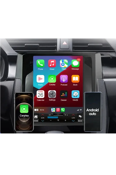 EXVOL HONDA CİVİC FC 5 ANDROİD TESLA MULTİMEDYA 2GB/32GB HD IPS EKRAN KAMERA HEDİYELİ - 4