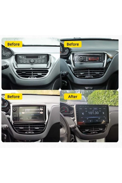 EXVOL Peugeot 208-2008 Android Multimedya 10 Inc Hd Ips Ekran 4gb/64gb Kamera Hediyeli - Resim 5