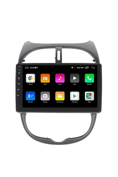 EXVOL Peugeot 206 Android Multimedya Carplay 9 Inc Hd Ips Ekran 2/32gb Kamera Hediyeli - 3