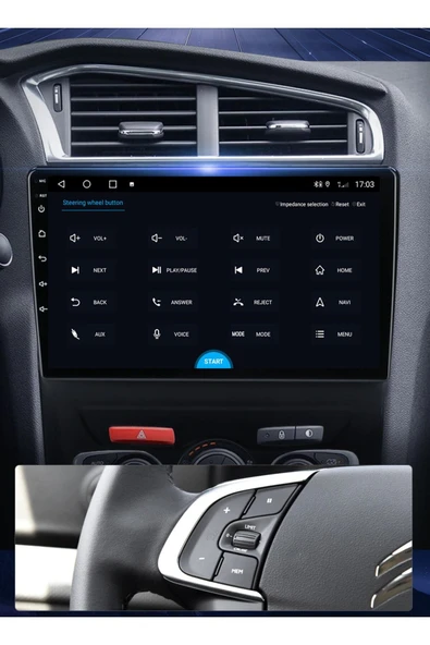 EXVOL Citroen C4 Android Multimedya 10 Inc Hd Ips Ekran 2gb Ram /32gb Kamera Hediyeli Carplayli - Resim 8