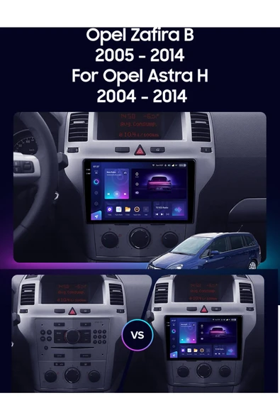 EXVOL OPEL ASTRA H ANDROİD MULTİMEDYA CARPLAYLİ 9 İNC HD IPS EKRAN 2GB/32GB KAMERA HEDİYELİ - Resim 2