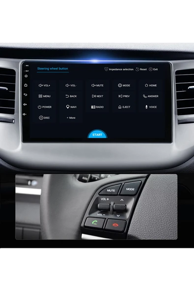 EXVOL Hyundai Tuscon Android 12 Multimedya Carplay 4gb/64gb 9 Inc Hd Ips Ekran Park Kamerası Hediyeli - Resim 4