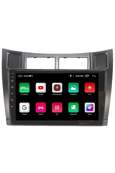 EXVOL Toyota Yaris 2005-2012 Android Multimedya Carplay 9 Inc Hd Ips Ekran 4gb/64gb Kamera Hediyeli - 2