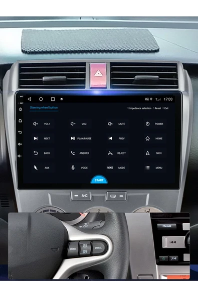 EXVOL HONDA CİTY 2009-2011 ANDROİD MULTİMEDYA CARPLAYLİ 9 İNC HD IPS EKRAN 4GB/64GB KAMERA HEDİYELİ - Resim 4