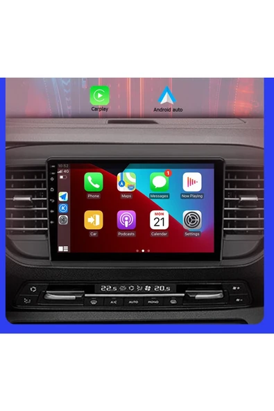 EXVOL CİTROEN JUMPY ANDROİD MULTİMEDYA CARPLAY 9 İNC HD IPS EKRAN 2/32GB KAMERA HEDİYELİ - Resim 5