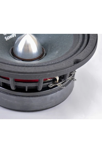 EXVOL SOWAY SM-P6 16 CM KURŞUN GÖBEK MİDRANGE 300W 100RMS OTO HOPARLÖR (2 ADET) - 2