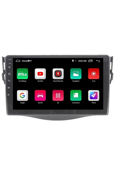 EXVOL TOYOTA RAV 4 ANDROİD MULTİMEDYA CARPLAY 9 İNC HD IPS EKRAN 4GB RAM /64GB KAMERA HEDİYELİ - Resim 6