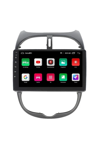 EXVOL Peugeot 206 Android Multimedya Carplay 9 Inc Hd Ips Ekran 2/32gb Kamera Hediyeli - 4
