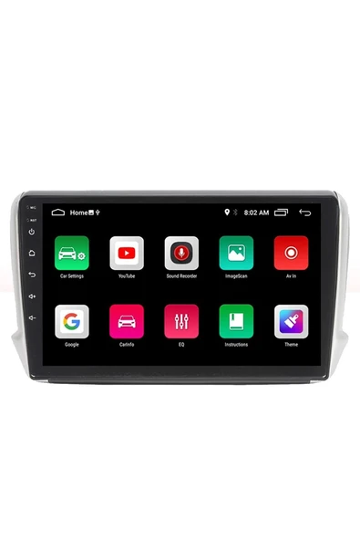 EXVOL Peugeot 208-2008 Android Multimedya 10 Inc Hd Ips Ekran 2gb/32gb Kamera Hediyeli - 3