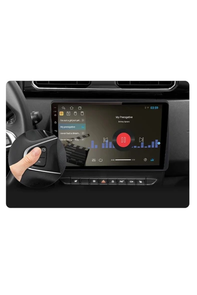 EXVOL DACİA YENİ DUSTER ANDROİD 4GB/64GB MULTİMEDYA 2018 2021 10. İNC HD IPS EKRAN PARK KAMERASI HEDİYELİ - Resim 4