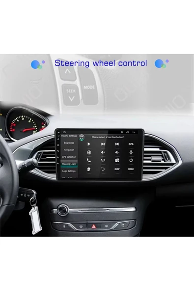 EXVOL PEUGEOT 308 2014-2021 ANDROİD MULTİMEDYA 2GB RAM/32GB CARPLAY 9İNC IPS EKRAN PARK KAMERASI HEDİYE - 6