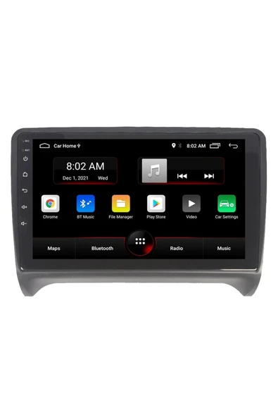 EXVOL Audi Tt Multimedya Carplay 9 Inc Hd Ips Ekran 2/32gb Kamera Hediyeli