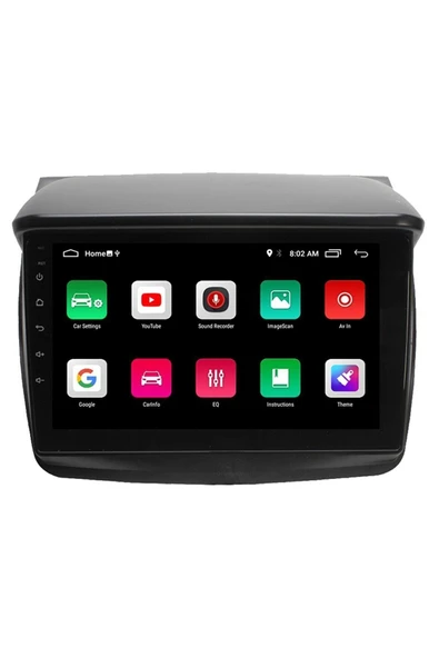 EXVOL Mitsubishi L200 2008-2016 Android Multimedya Carplay 9 Inc Hd Ips Ekran 4gb/64gb Kamera Hediyeli - Resim 3