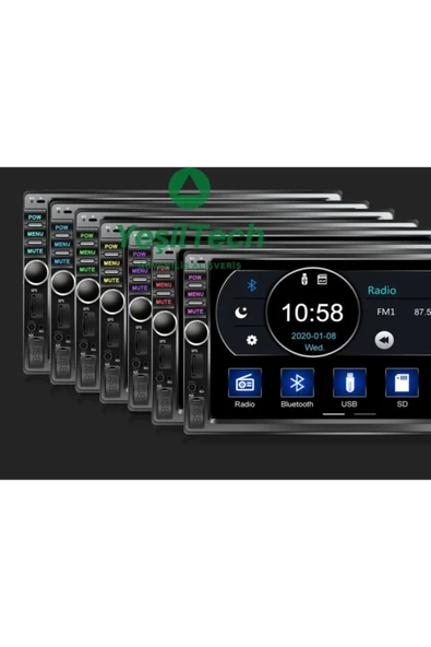 EXVOL Toyota Double Teyp Corollaverso Terra (2003-2007) Çerçeve Kamera Hediyeli Kıngwın Bletooth - 8