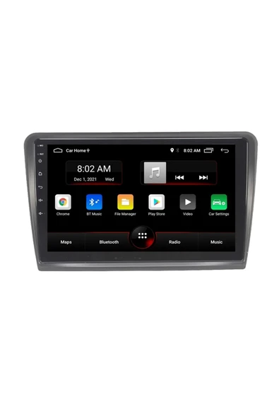 EXVOL SKODA SÜPER B 2010-2015 ANDROİD MULTİMEDYA CARPLAYLİ 10 İNC HD IPS EKRAN 2GB/32GB KAMERA HEDİYELİ ürün görseli