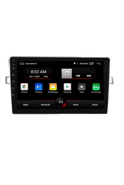 EXVOL Toyota Verso 2009 -2018 Android Multimedya Carplay 9 Inc Hd Ips Ekran 2gb Ram /32gb Kamera Hediyeli - Resim 2
