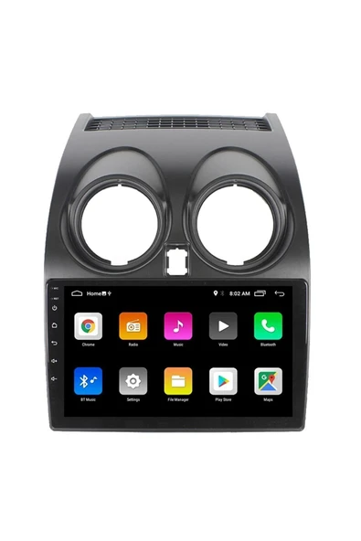 EXVOL Nissan Qashqai 2006-2014 Android Multimedya Carplay 9 Inc Hd Ips Ekran 2/32gb Kamera Hediyeli - Resim 3