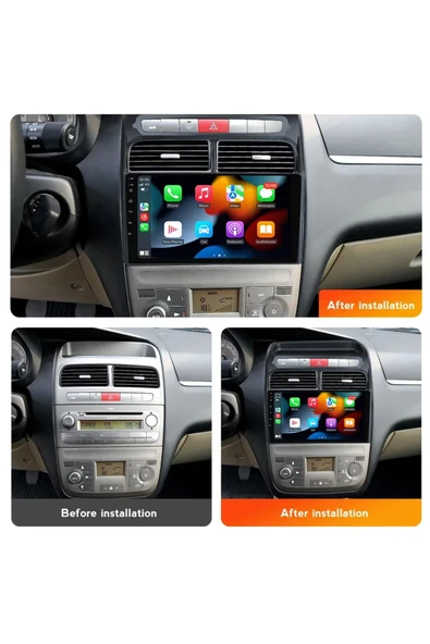 EXVOL FİAT LİNEA ANDROİD MULTİMEDYA 2GB/32GB CARPLAYLİ 9 İNC HD IPS EKRAN +KAMERA HEDİYE - 3