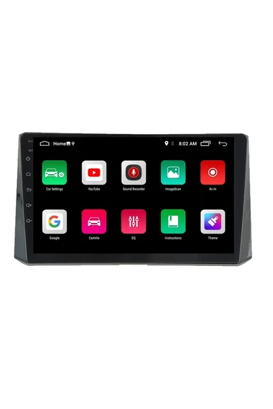 EXVOL Toyota Yeni Corolla Android Multimedya 10 Inc Hd Ips Ekran 2gb Ram /32gb Kamera Hediyeli Carplayli - 5