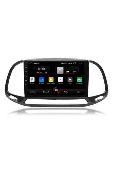 EXVOL Fiat Doblo 2015 2022 Android 2gb/32gb Multimedya Carplay 9 Inc Hd Ips Ekran Park Kamerası Hediyeli - 2