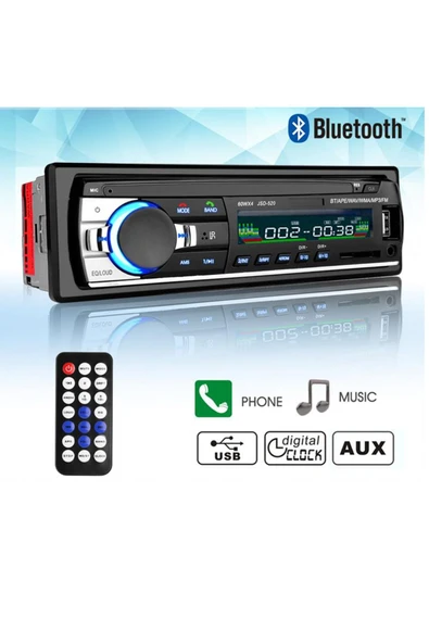 EXVOL Kıngwın Oto Teyp Fiat Linea Punto Çerçeveli Bluetooth Usb Sd - 5
