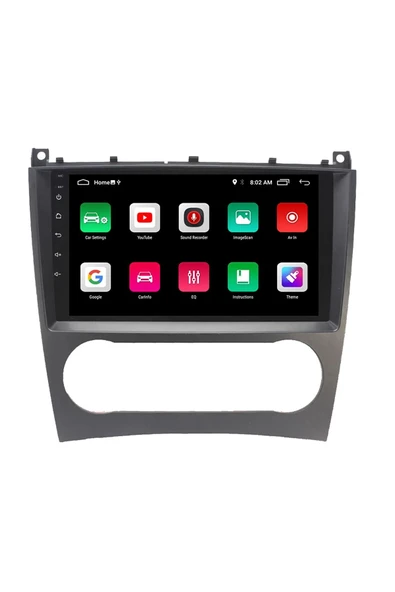 EXVOL Mercedes Benz C Class W 203 Android Multimedya Carplay 9 Inc Hd Ips Ekran 4GB/64gb Kamera Hediyeli - Resim 6