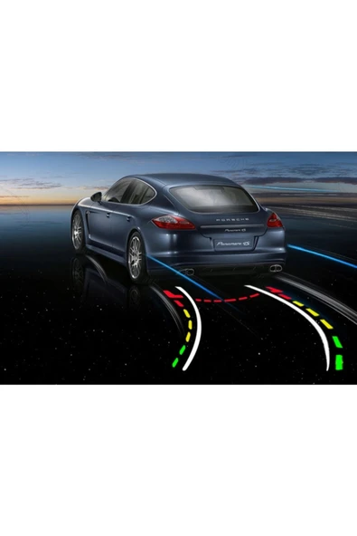 EXVOL Mx-33 Geri Görüş Kamerası Ledli Gece Görüş Park Çizgili Audiomax - Resim 4