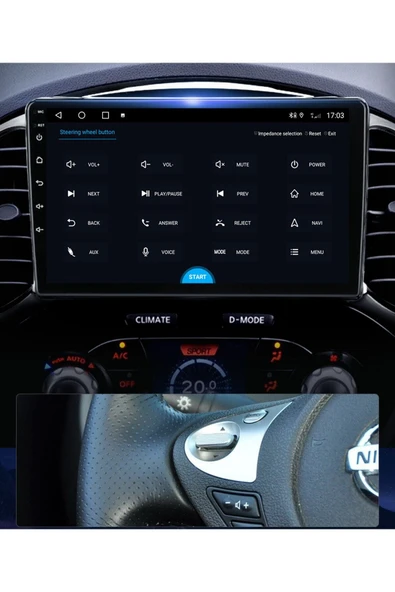 EXVOL NİSSAN JUKE 2010-2018 ANDROİD MULTİMEDYA CARPLAY 9 İNC HD IPS EKRAN 4GB RAM /64GB KAMERA HEDİYELİ - Resim 4