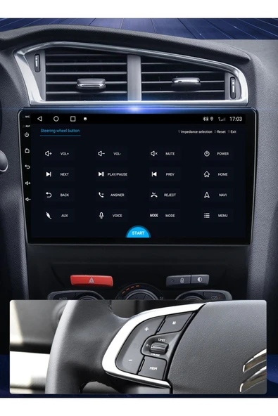 EXVOL CİTROEN C4 ANDROİD MULTİMEDYA 10 İNC HD IPS EKRAN 4GB RAM /64GB KAMERA HEDİYELİ - Resim 8