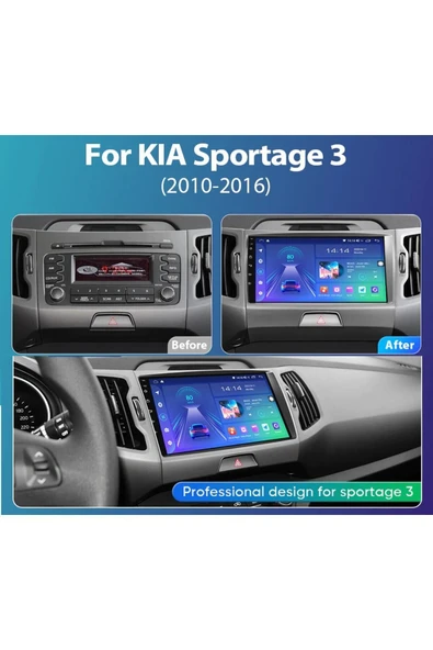 EXVOL Kia Sportage 2011-2016 Android Multimedya Carplay 9 Inc Hd Ips Ekran 2/32gb Kamera Hediyeli - 5