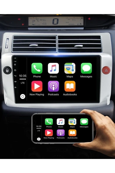 EXVOL Citroen C4 Android Multimedya Carplay 9 Inc Hd Ips Ekran 2gb Ram /32gb Kamera Hediyeli - 8