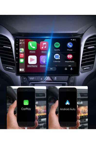 EXVOL HYUNDAİ İ30 2012-2016 ANDROİD MULTİMEDYA CARPLAYLİ 9 İNC HD IPS EKRAN 4GB/64GB KAMERA HEDİYELİ - 4