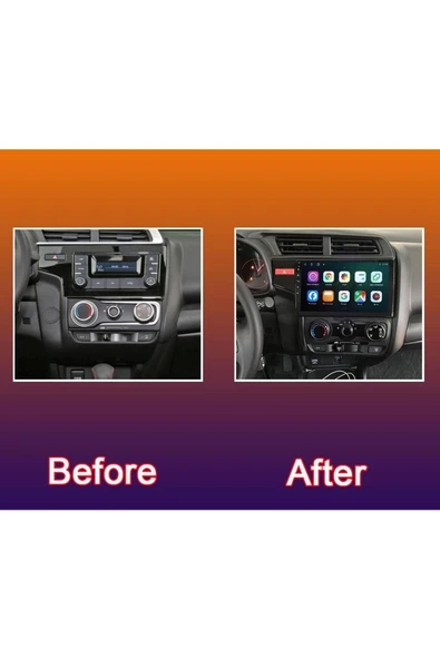 EXVOL HONDA JAZZ 2015-2019 ANDROİD MULTİMEDYA CARPLAYLİ 9 İNC HD IPS EKRAN 4GB/64GB KAMERA HEDİYELİ - Resim 3