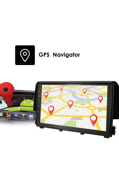 EXVOL Honda Fc5 Android Multimedya Carplay 9 Inc Hd Ips Ekran 2gb Ram /32gb Kamera Hediyeli - Resim 7