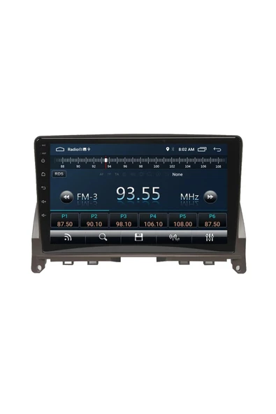 EXVOL Mercedes Benz C Class Android Multimedya Carplay 9 Inc Hd Ips Ekran 2gb/32gb Kamera Hediyeli - 8