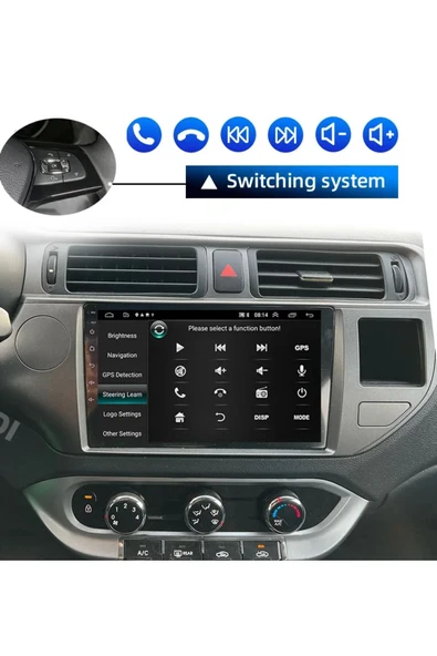 EXVOL KİA RİO 2012-2014 ANDROİD MULTİMEDYA CARPLAY 2GB/32GB 9 İNC HD IPS EKRAN + PARK KAMERASI HEDİYELİ - Resim 5
