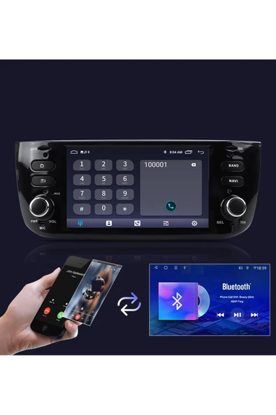 EXVOL Fiat Punto Android Multimedya 2gb/32gb Carplayli Hd 2.5d Ips Ekran Kamera Hediyeli - Resim 6