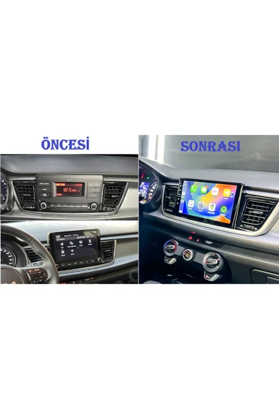 EXVOL KİA RİO 2017-2023 ANDROİD MULTİMEDYA CARPLAY 2GB/32GB 9 İNC HD IPS EKRAN + PARK KAMERASI HEDİYELİ - 2