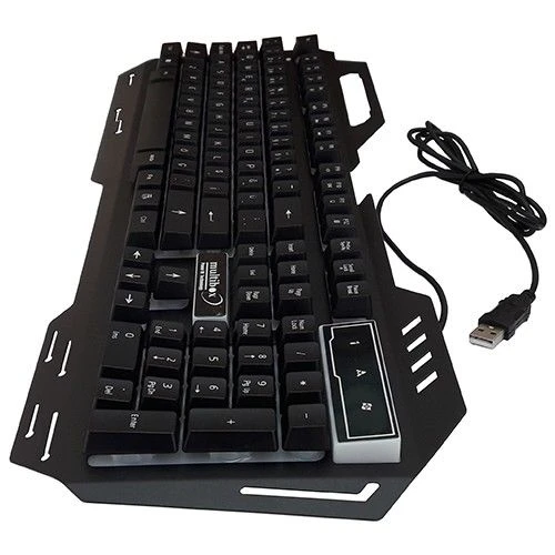 MULTIBOX GK-900 USB Q OYUNCU KLAVYESİ RGB IŞIKLI METAL KASA - 4