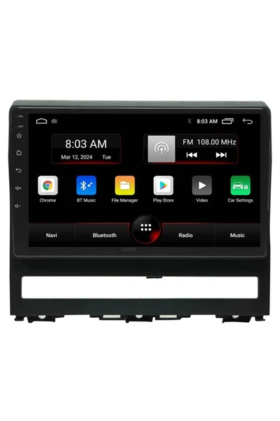 EXVOL FİAT ALBEA PALİO ANDROİD 14 MULTİMEDYA 4GB RAM /32GB CARPLAY 9 İNC HD IPS EKRAN PARK KAMERASI HEDİYE - Resim 2